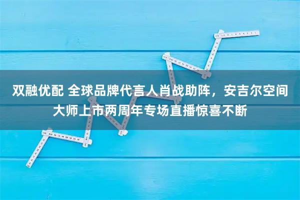 双融优配 全球品牌代言人肖战助阵，安吉尔空间大师上市两周年专场直播惊喜不断